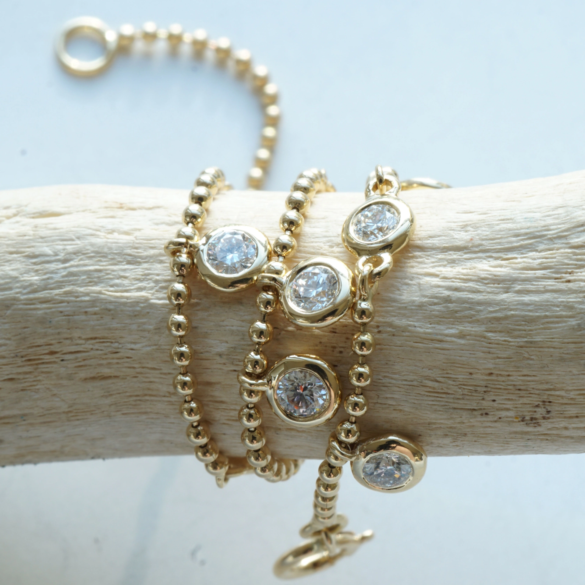 Brilliance Bracelet 18 kt Rose Gold...so delicate and 0.52 ct