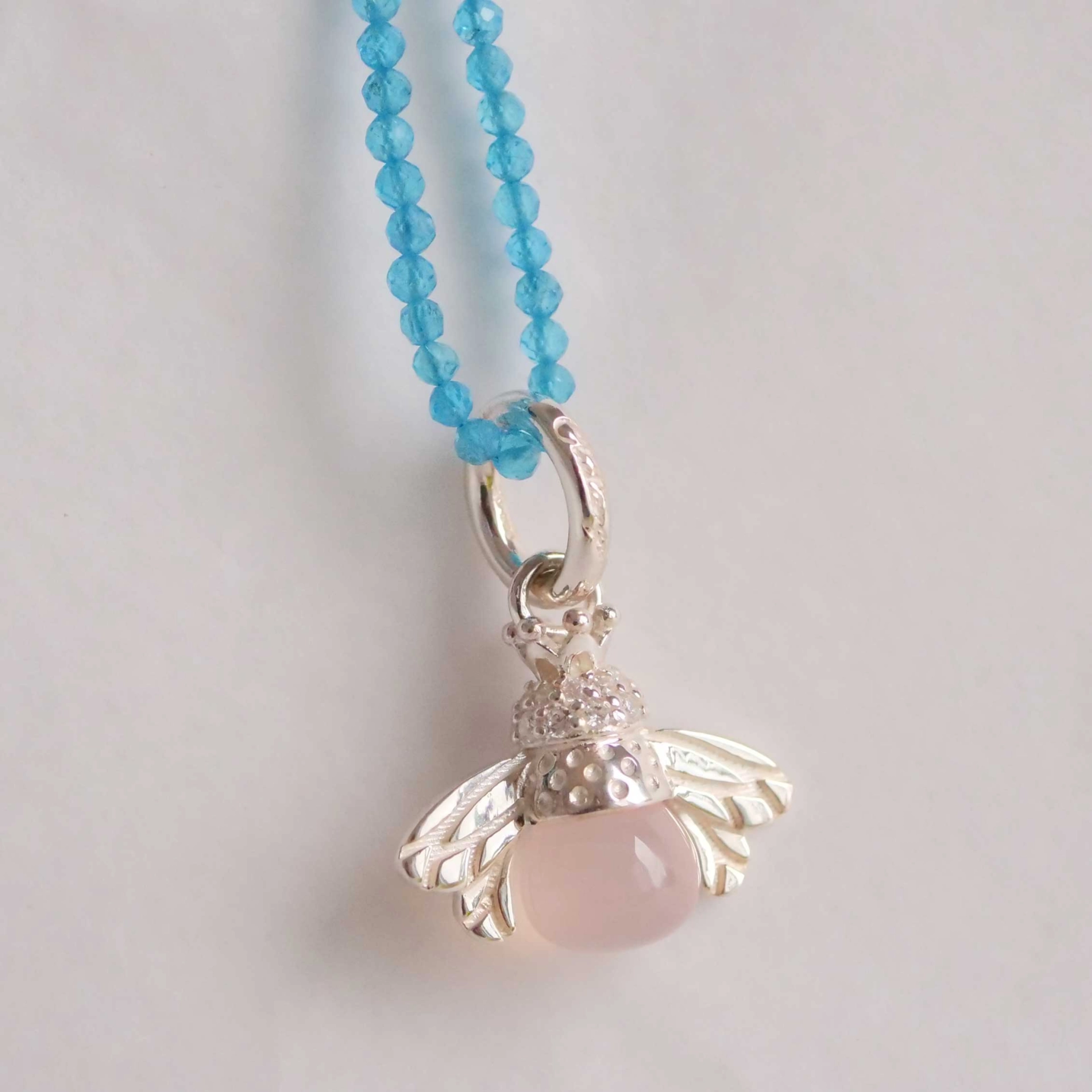Bee Princess Pendant..925 Sterlingsilver with little crown..so sweet