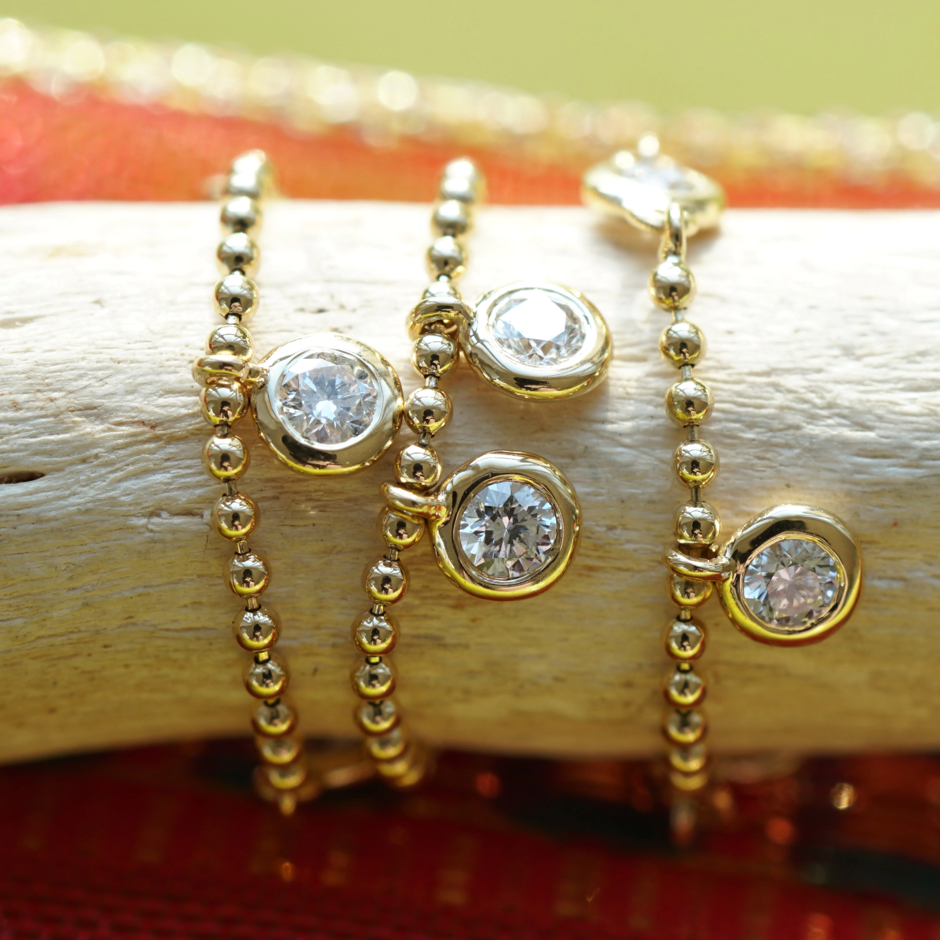 Brilliance Bracelet 18 kt Rose Gold...so delicate and 0.52 ct