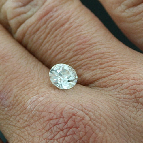 Antikschliff Diamant Wesselton/VVS-VS 0.93 carat Brillanz sehr gut