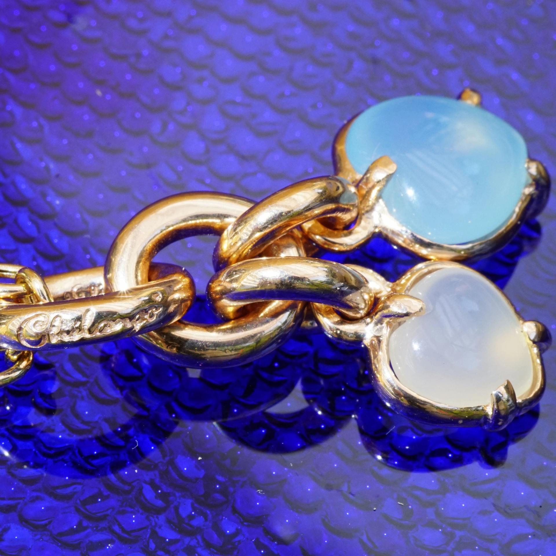 The best Silver Jewelery forever....Double Hearts with Calcedony