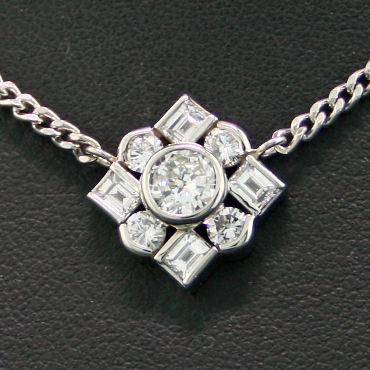 Necklace 1.01 ct Platinum...brilliance and grace...Jewelery to fall in love wit