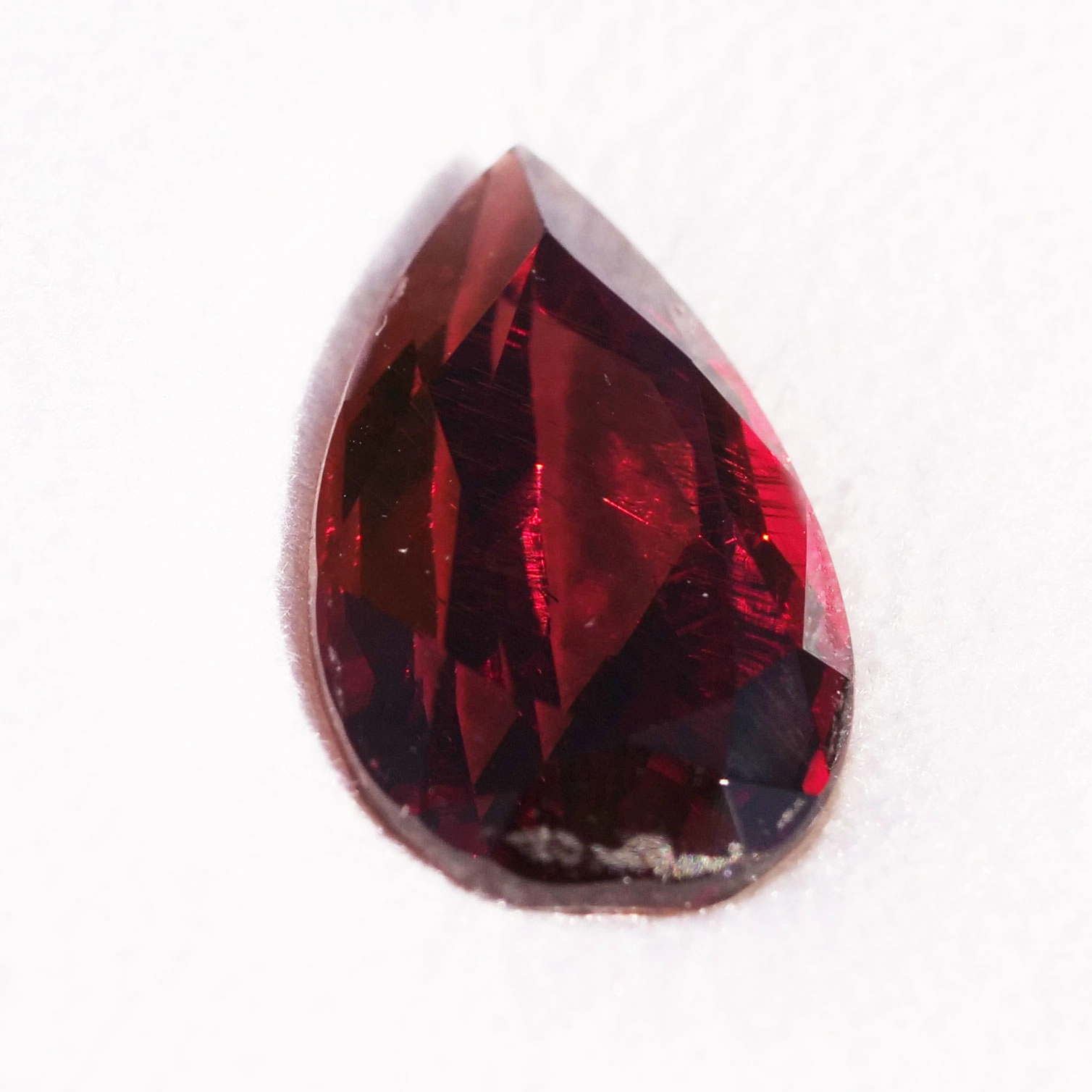 Rhodolite 8 ct Drop..a lot of Gem for small Money Budget