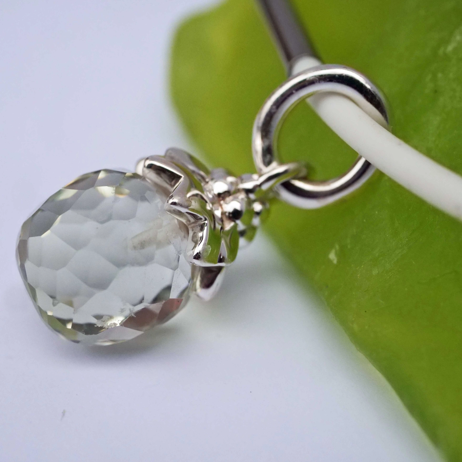Prasiolite Pendant Tutenchamun Flower Drop from the Lifestyle Jewelry Manufacturer Chilango