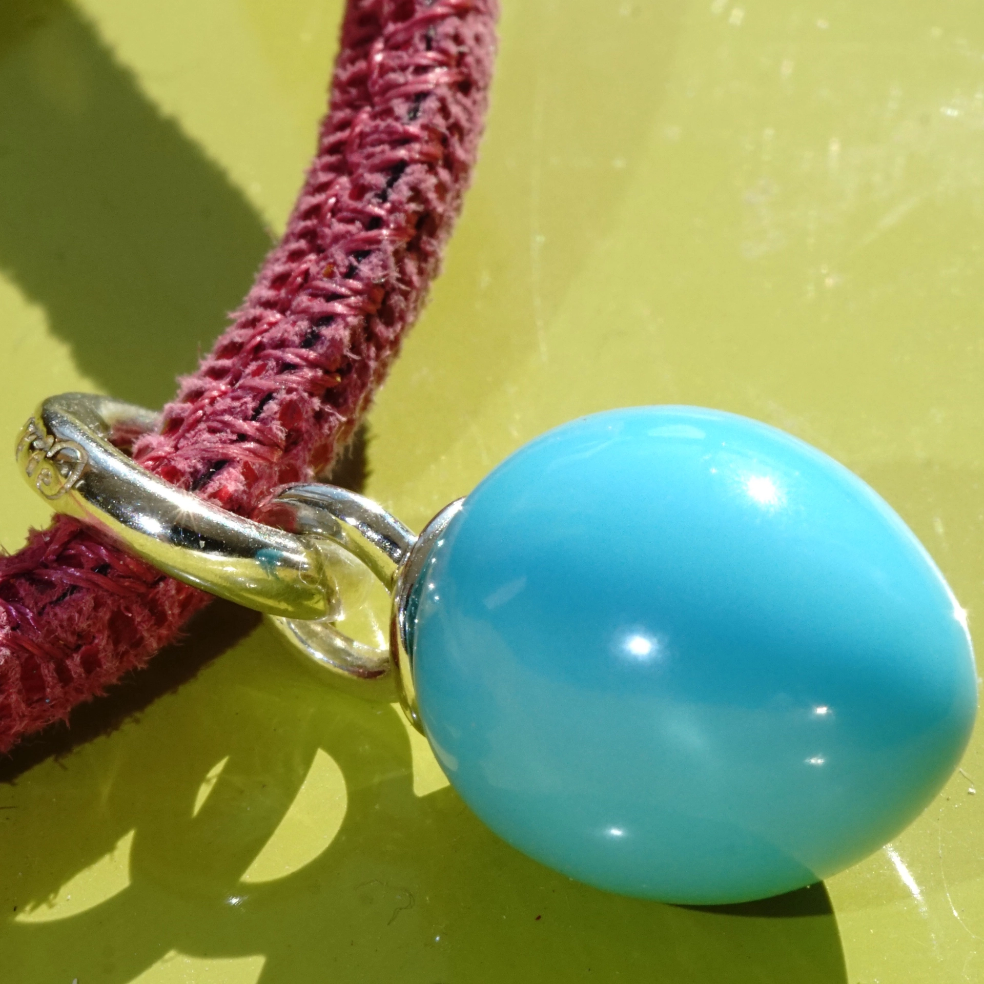 The Best Silver Jewelery forever...High Quality Chilango Pendant Drop Turchese