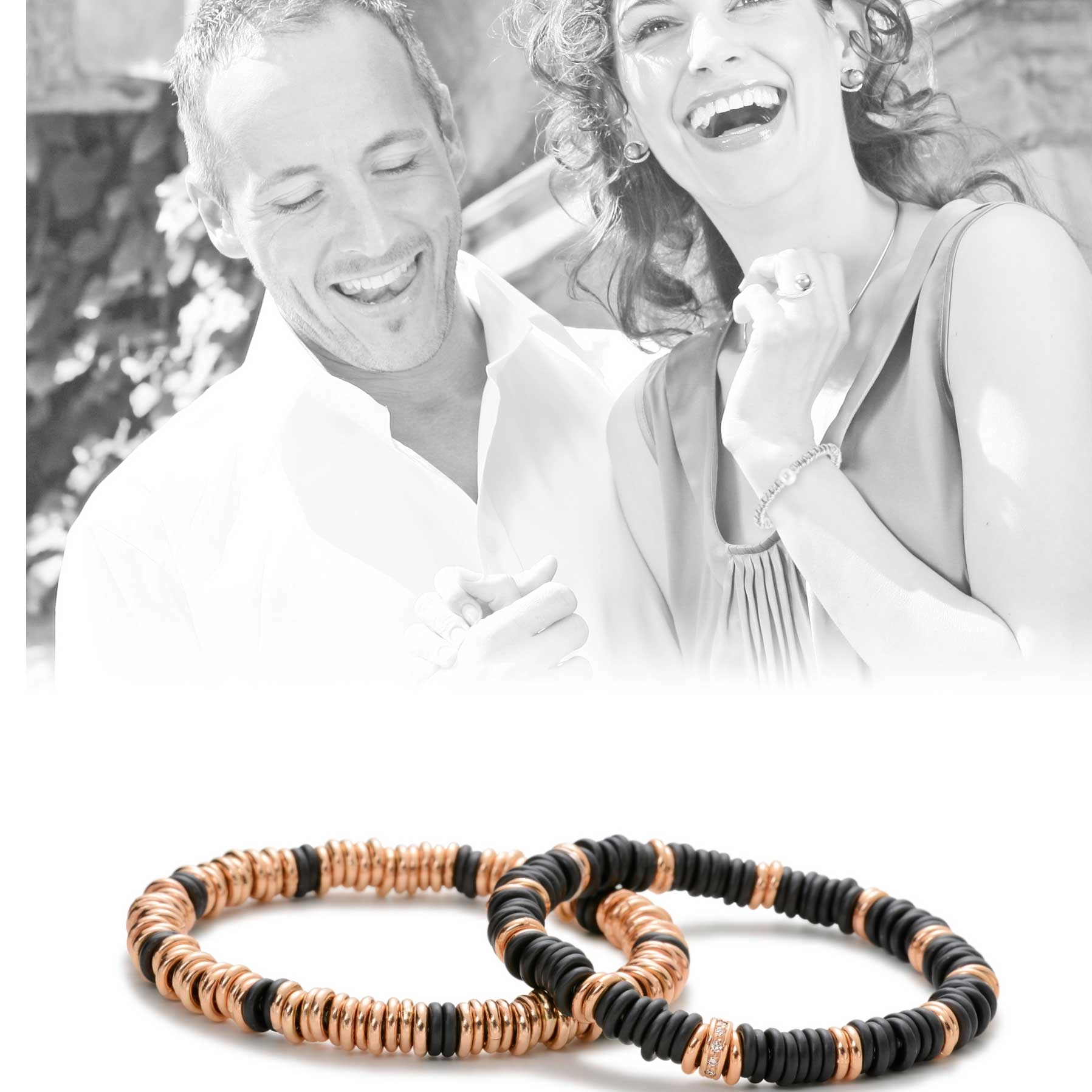 Ceramic Brilliant Bracelet from the popular Loop Kollektion Silhouette Bentner Germany