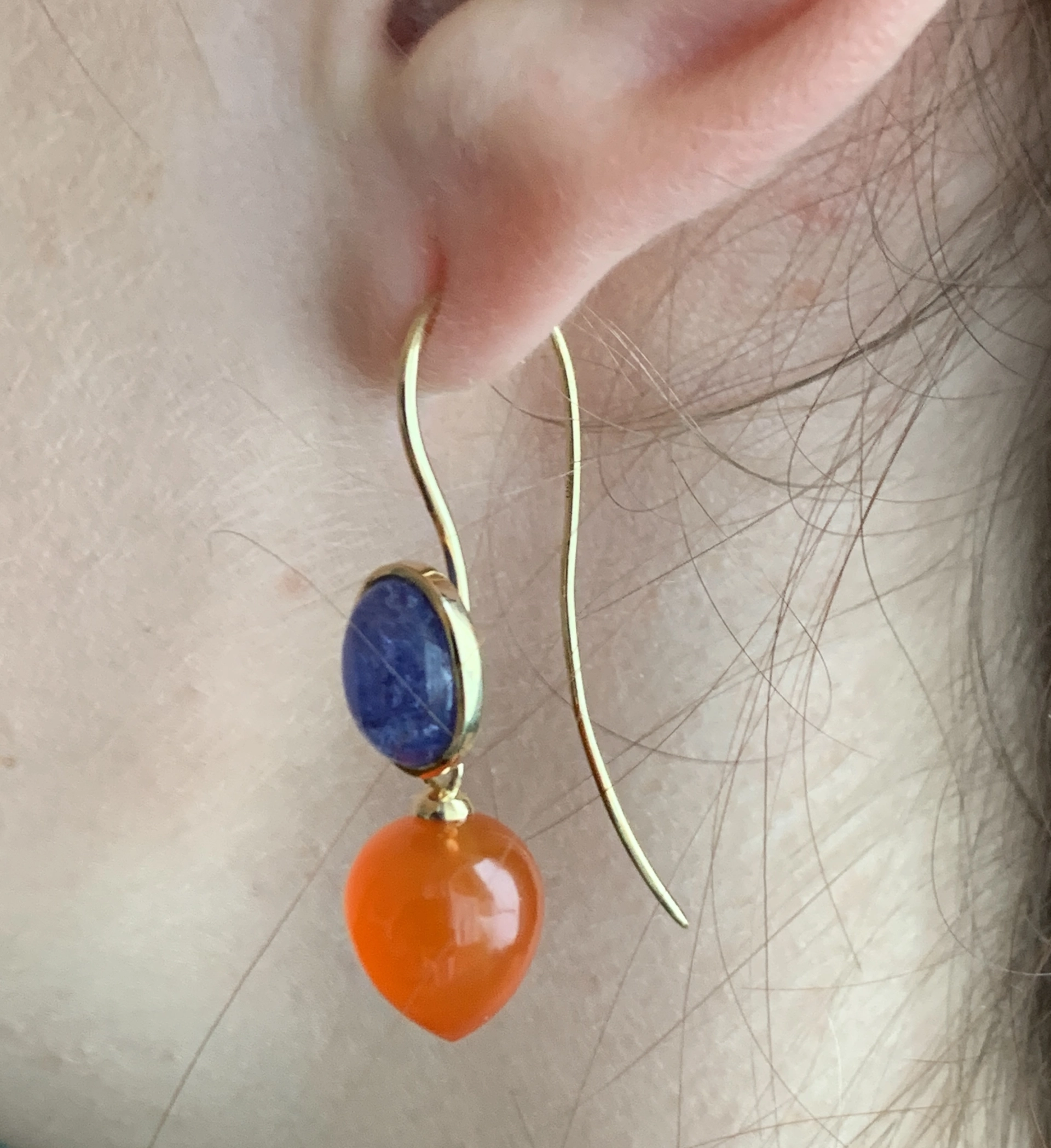 Earrings with detachable pendant ....a Beginnung of Earring Mania