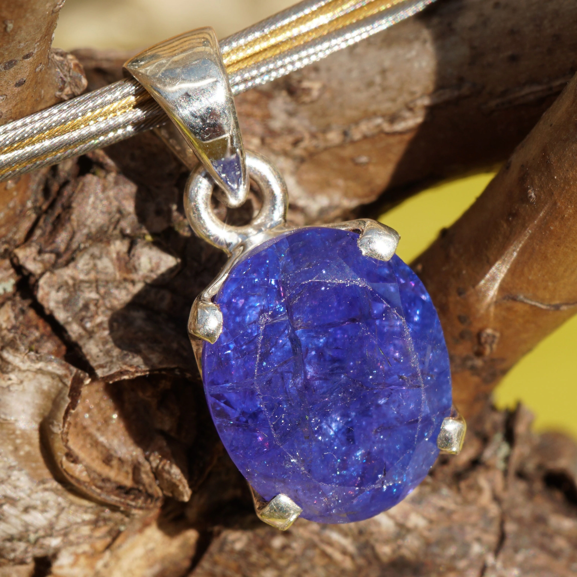 Tansanit Anhänger in feiner Farbqualität ca. 7,5 ct ...phantastischer Blauton