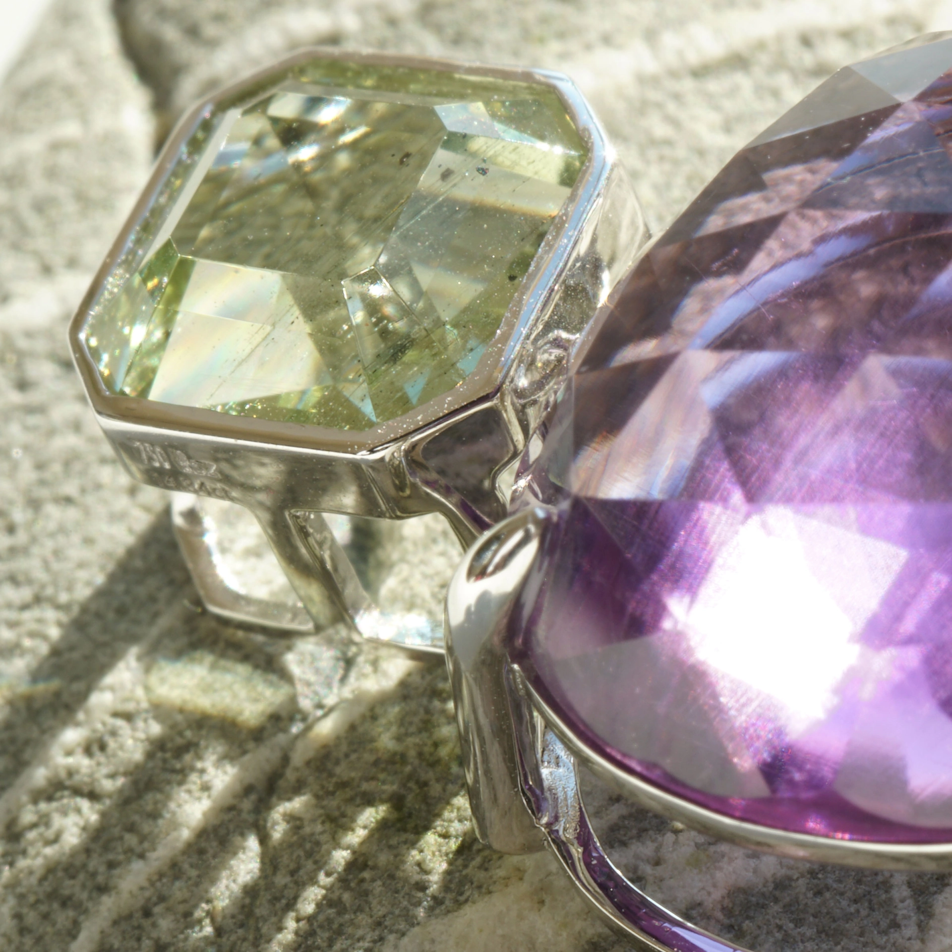 Great Cut...Amethyst Heart...Great Seize