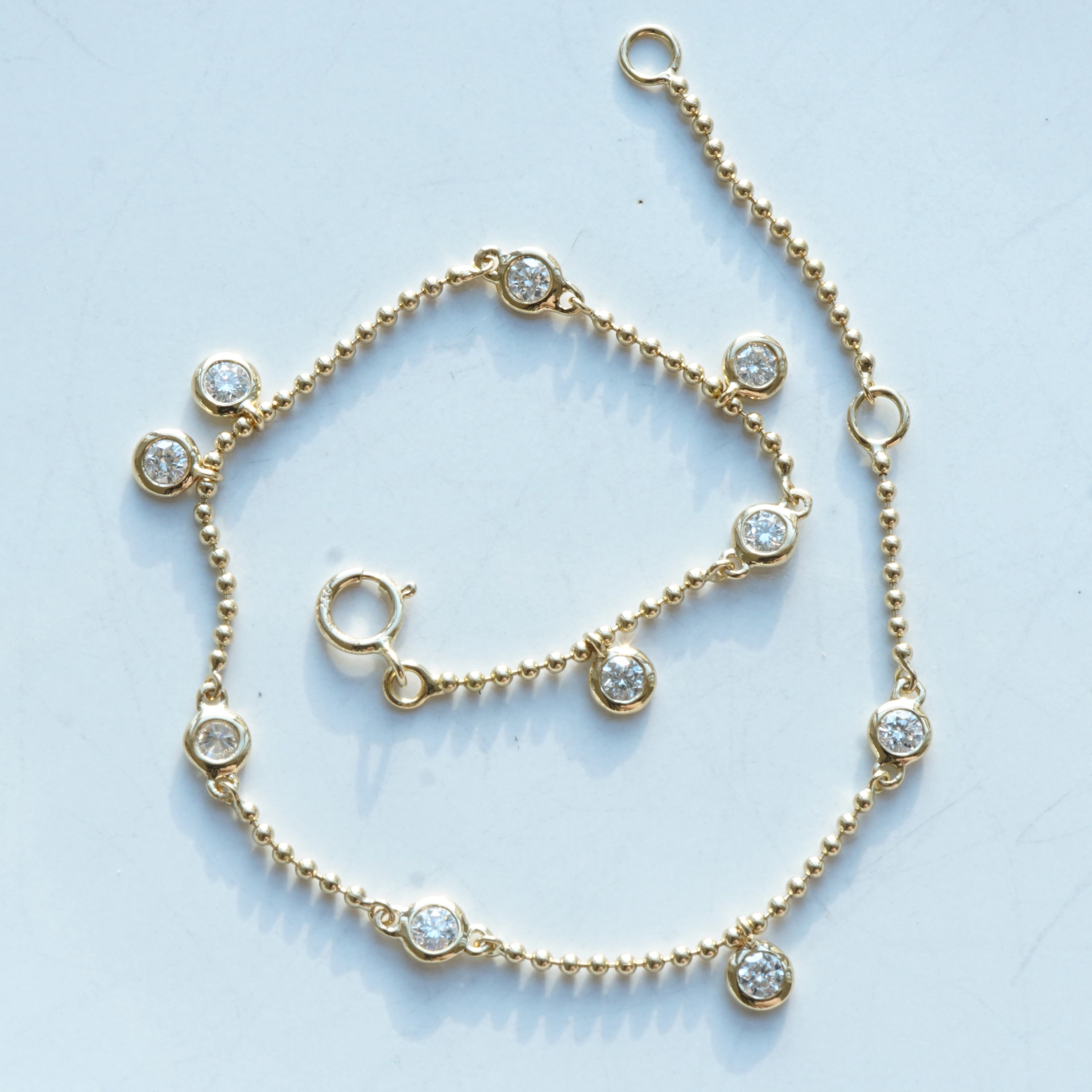 Brilliance Bracelet 18 kt Rose Gold...so delicate and 0.52 ct