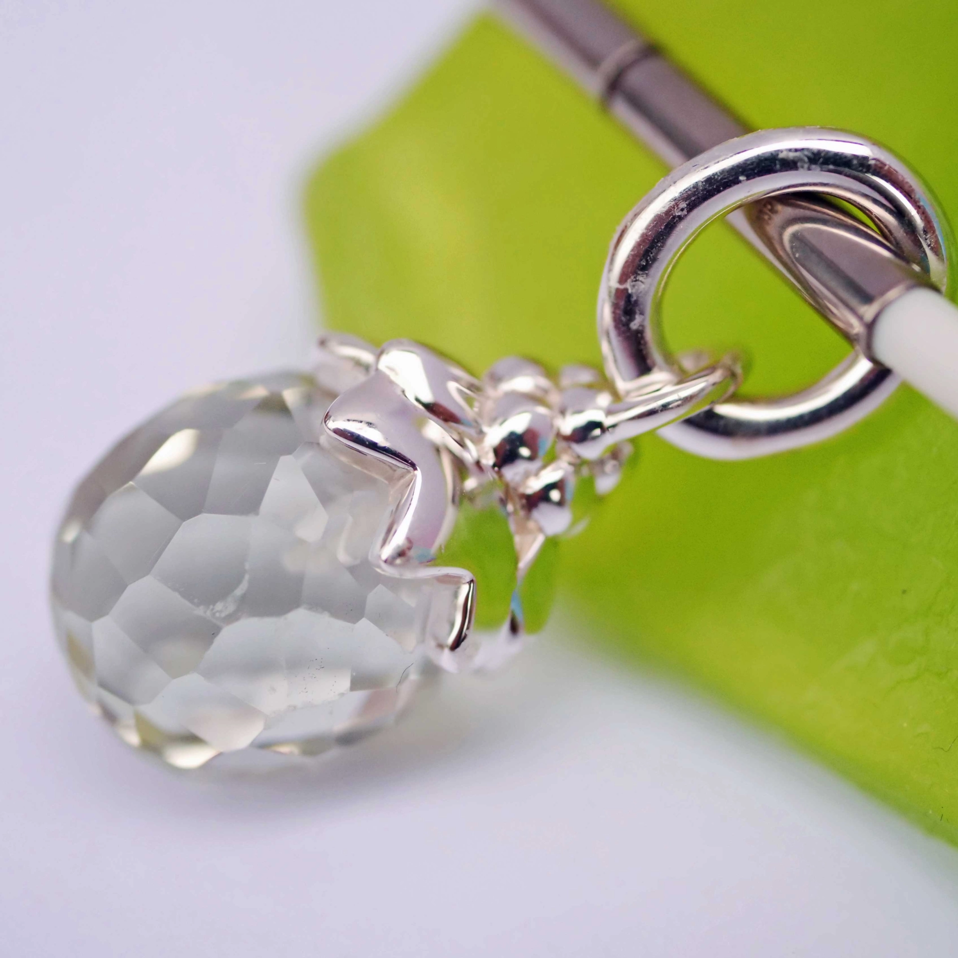 Prasiolite Pendant Tutenchamun Flower Drop from the Lifestyle Jewelry Manufacturer Chilango