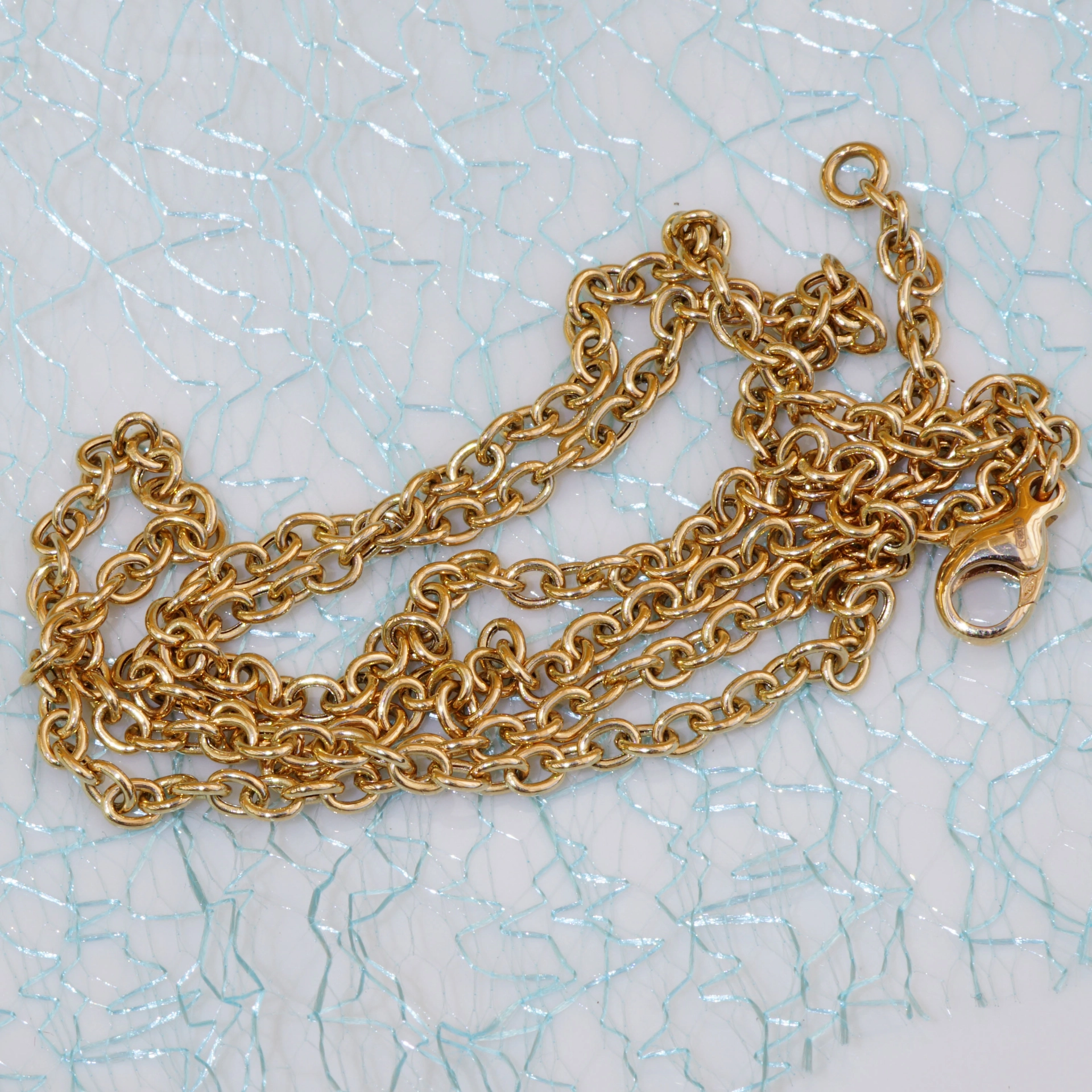 Chain 18 kt Rosegold...an Allrounder in 60 cm