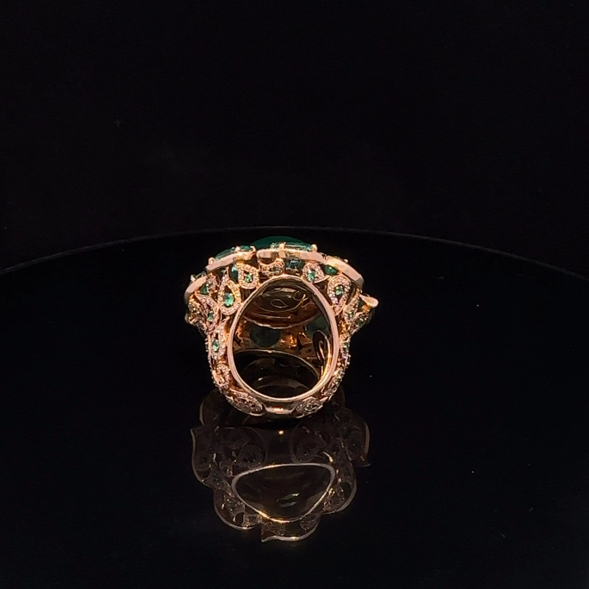 Smaragd Brillant Ring 45 ct High Class Schmuck! Gigantische Größe und Qualität