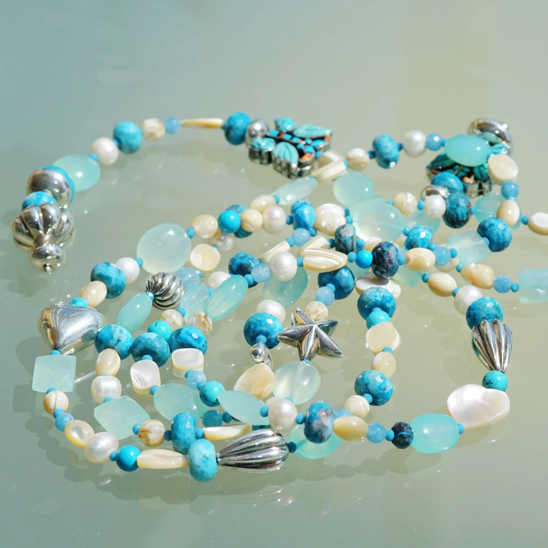 Chilango extra long Jewelry Necklace in 185 cm  Out of Nature Legends...couldn't be more beautiful