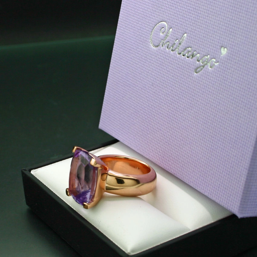 Ring Rose Magic of Antartica Lights in 925/-Silber/vergoldet, Chilango by Mara Zillgens