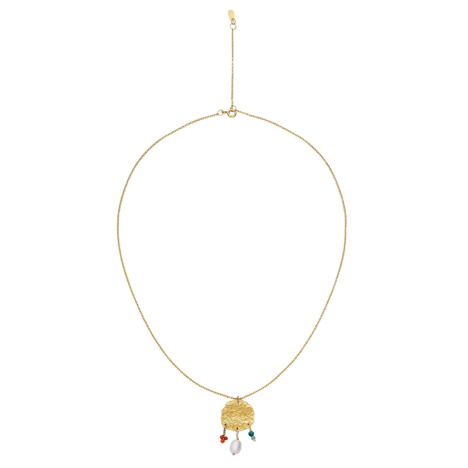 Henny Pendant with Chain Silver plated by Designer Maanesten Denmark