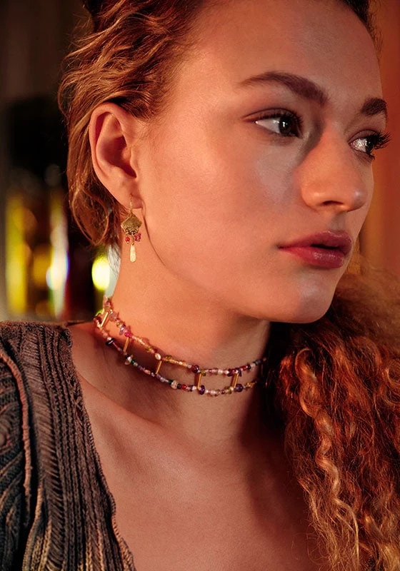 Root Chakra Earrings are part of Maanesten's Chakra Collection