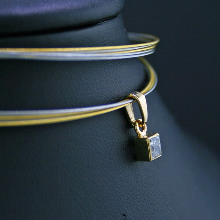 Brillant Anhänger 585er Gelbgold 0.43 ct