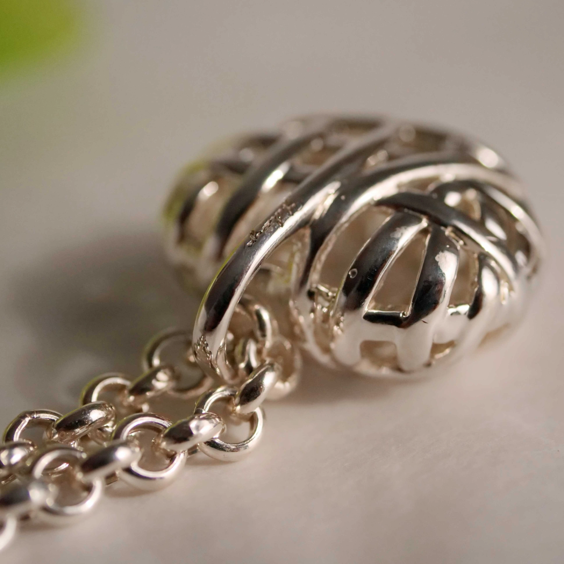 Chilango Wrapped Heart Pendant 925 Silver  33 x 28 mm orig. Package