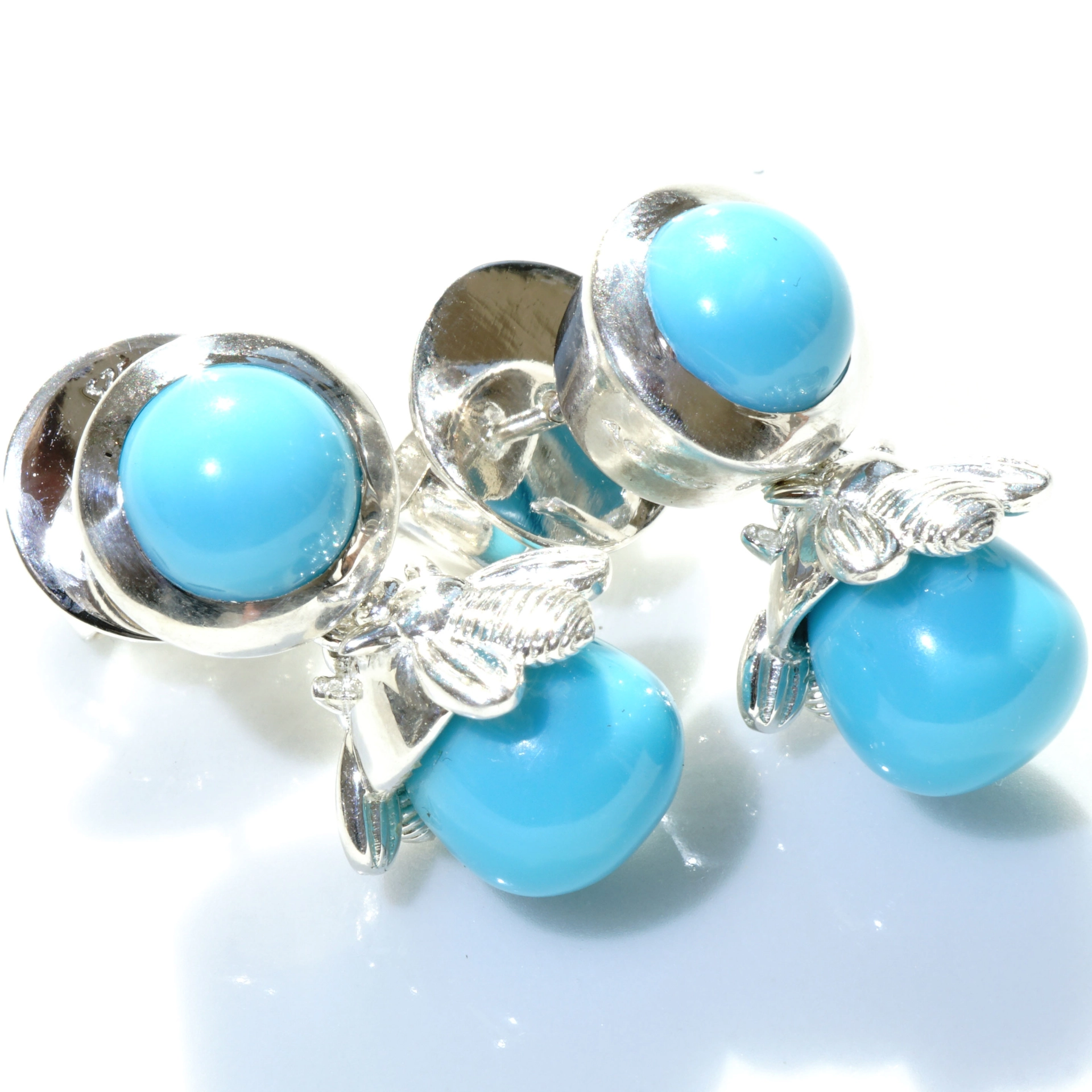 The Best Silver Jewelery forever...High Quality Chilango Earsticke Princess Bee