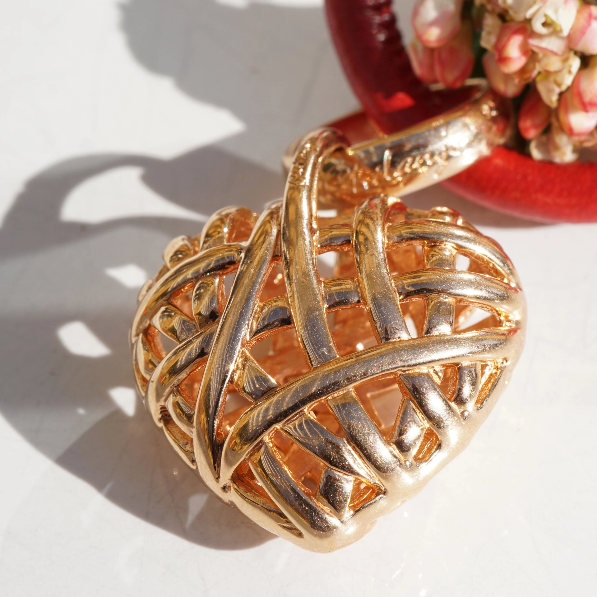 Chilango Wrapped Heart Pendant Silver plated