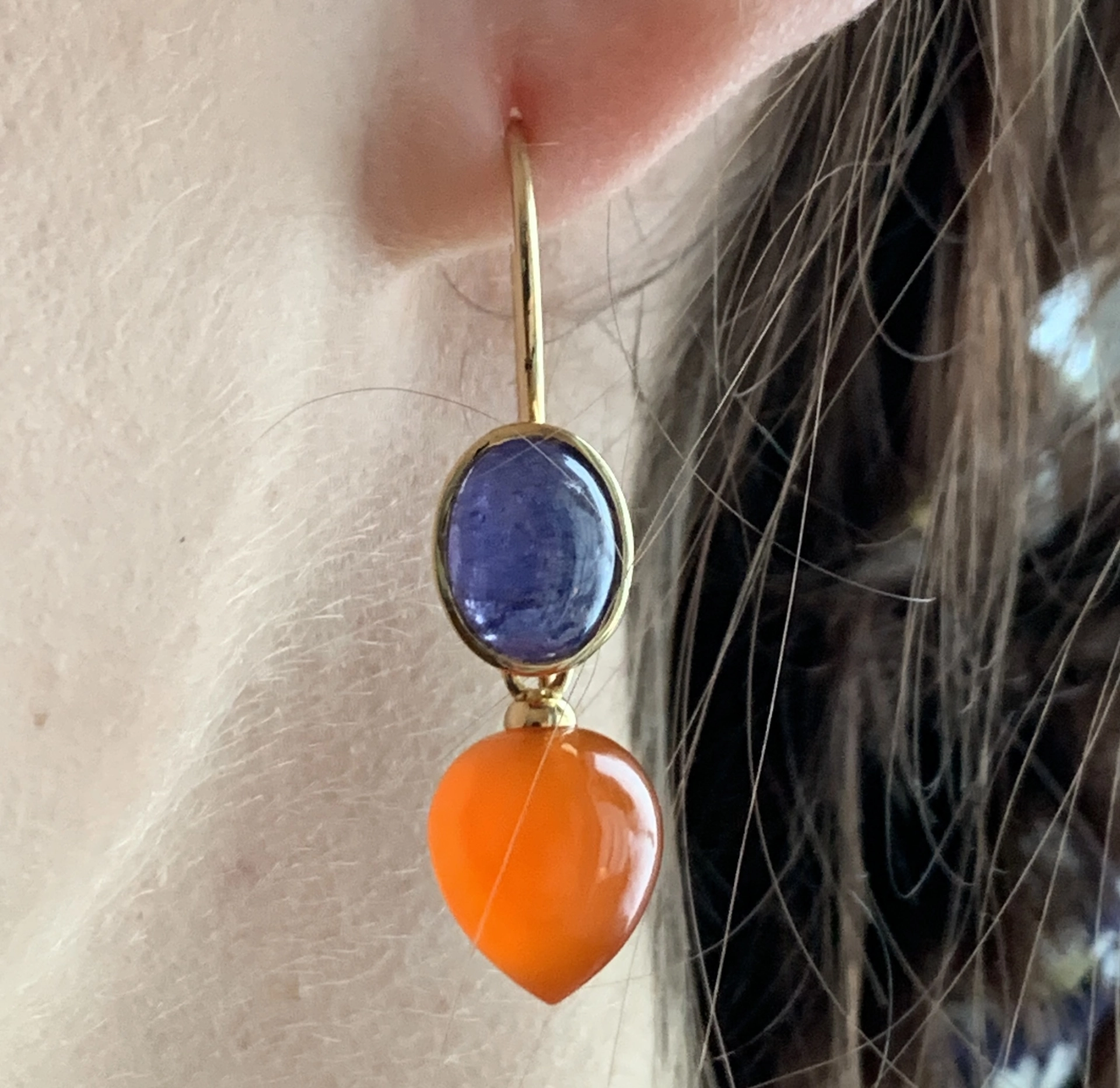 Earrings with detachable pendant ....a Beginnung of Earring Mania