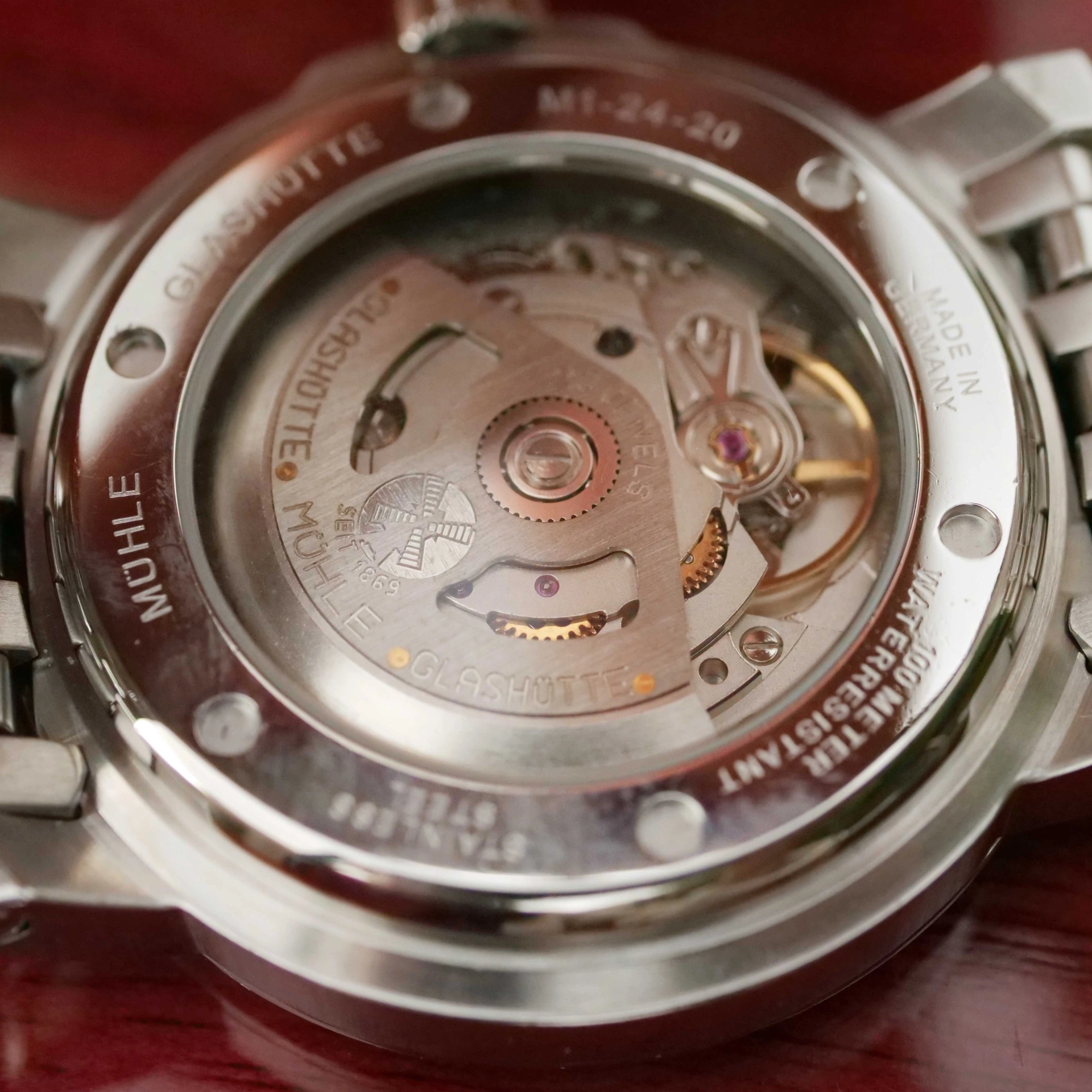Mühle Glashütte Mercurius Men's Watch Ref. M1-24-25-600 completely overhauled 9/24