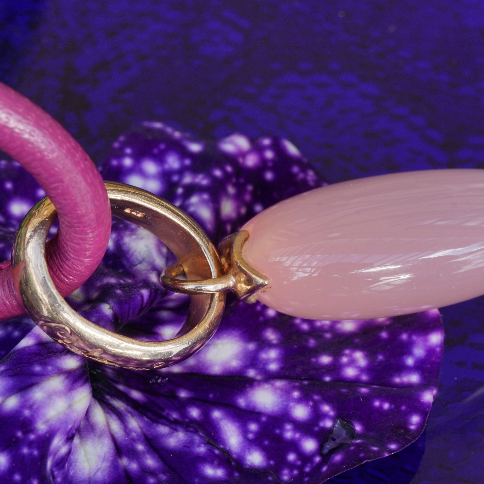 Chilango Muglike Heart made of Rose Quartz
