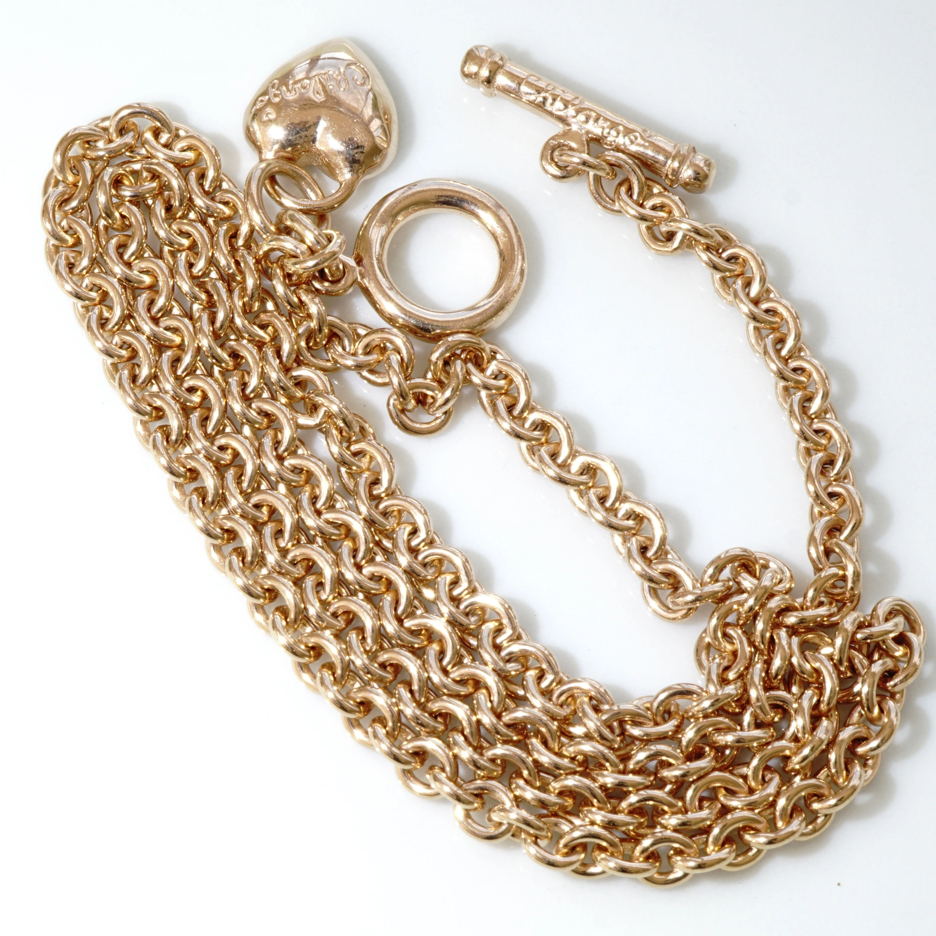 Chilango short Jewelery rond Anchor Chain...high Quality for every Day 45 cm