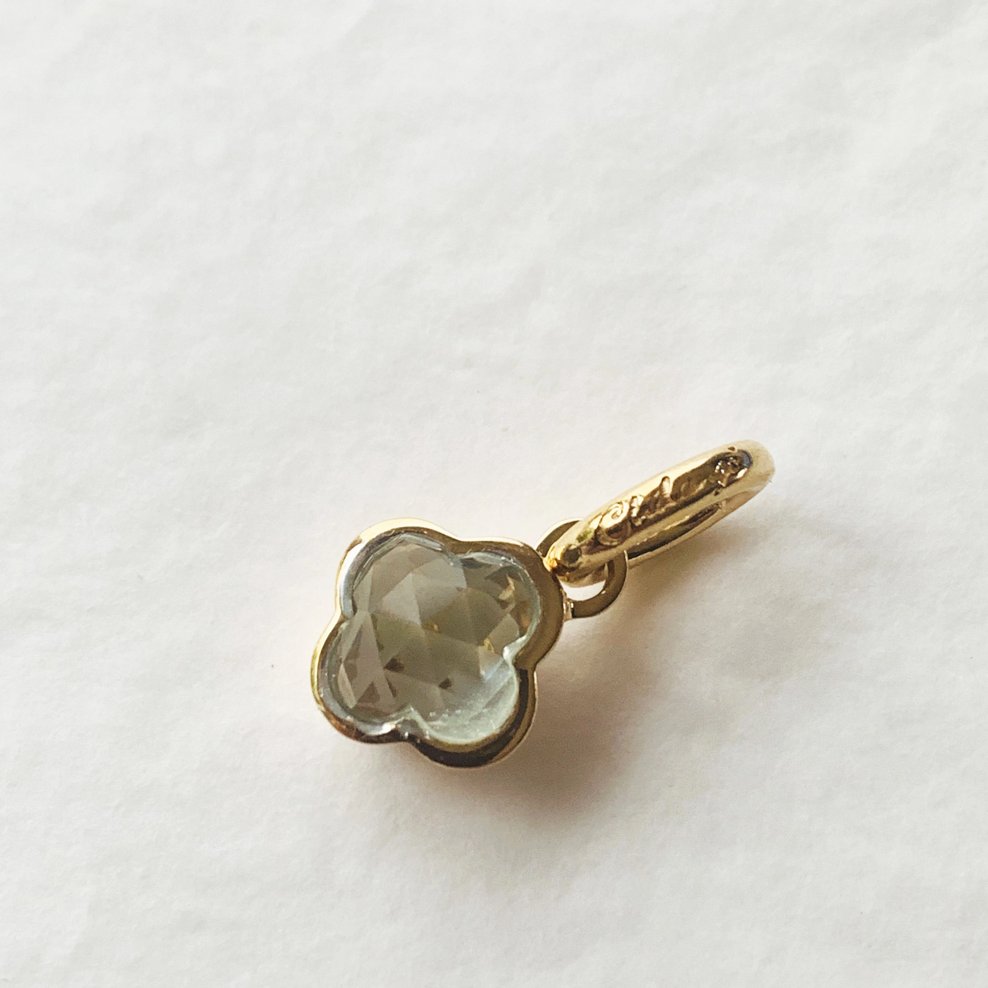 Original Chilango Pendant Silver plated green Amethyst