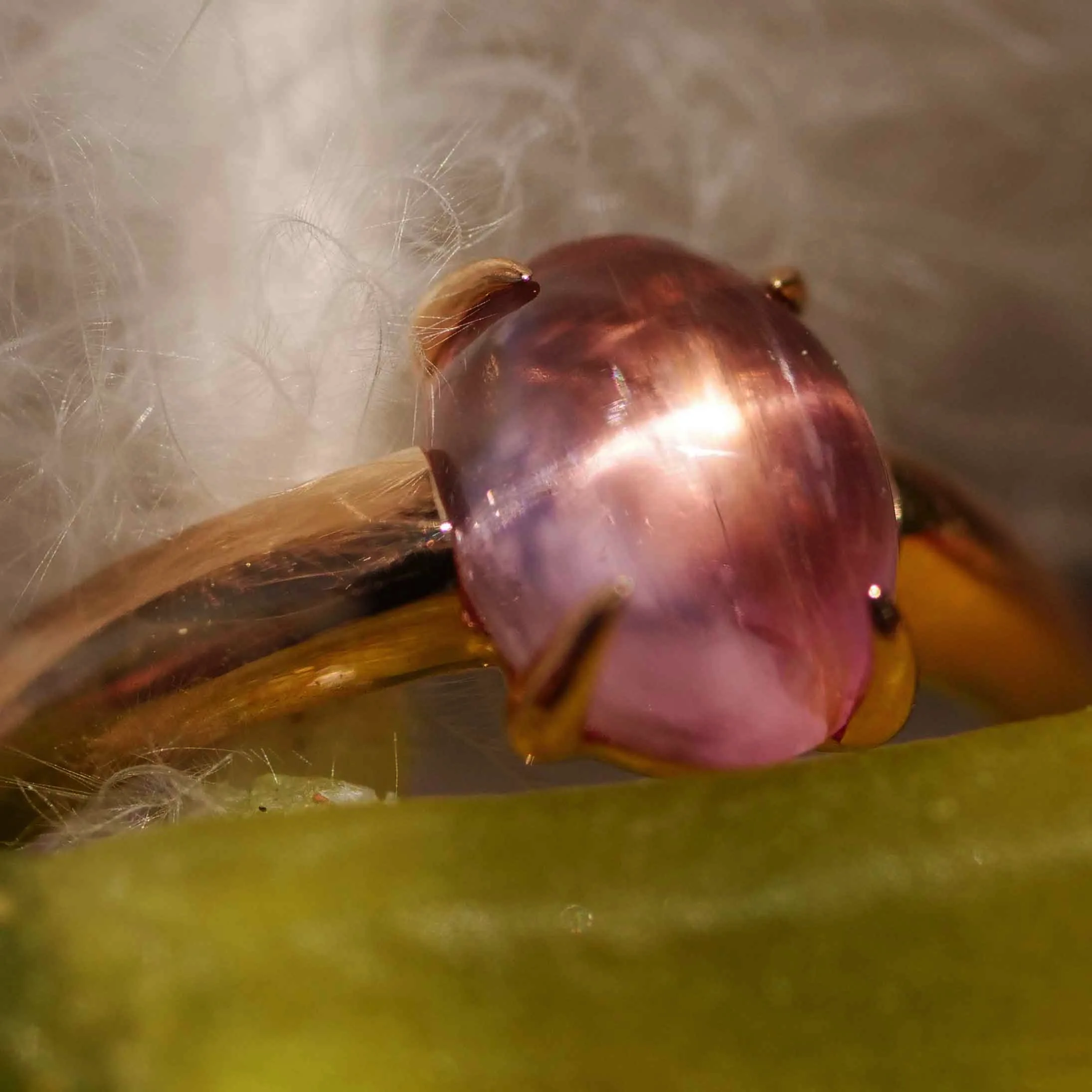 Tourmaline Ring 750 Rose Gold Pink.... sweet Temptation... made in Italy... High-Quality