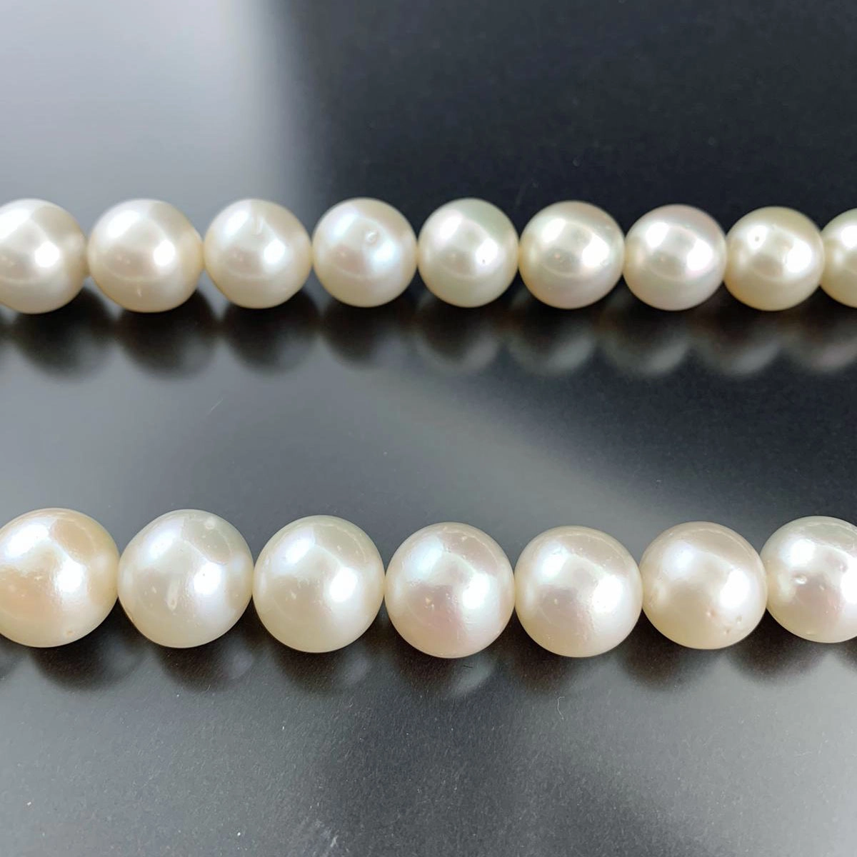 Südsee Zuchtperl Kette 12,5-15 mm AAA seltene Größe