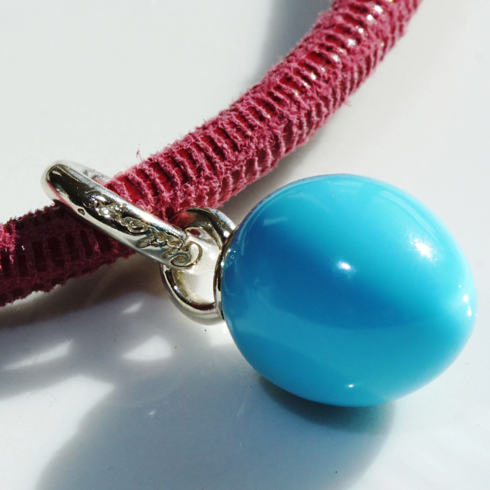 The Best Silver Jewelery forever...High Quality Chilango Pendant Drop Turchese