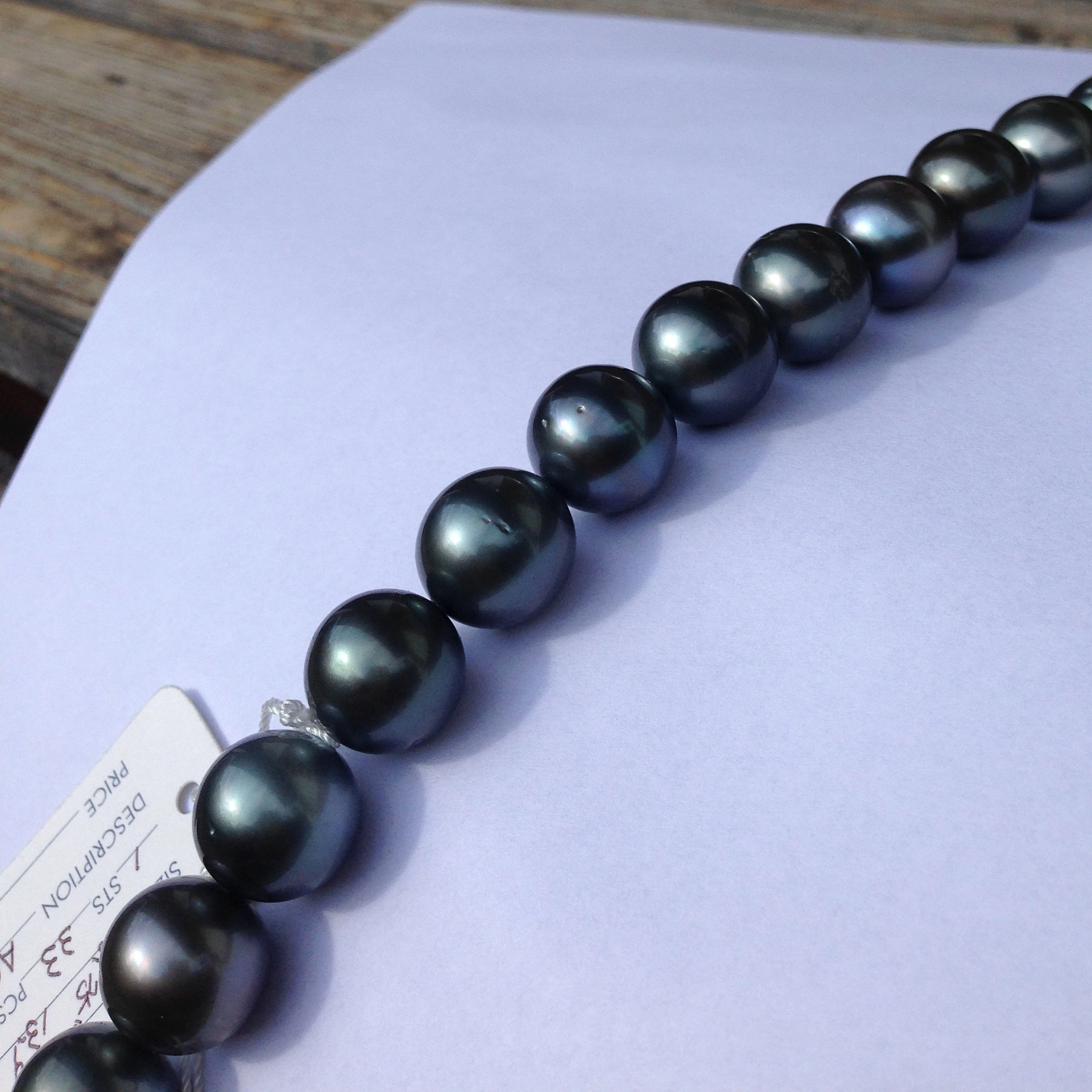 Tahiti-Zuchtperl-Strang-13,9x12 mm-antrazit-dunkel