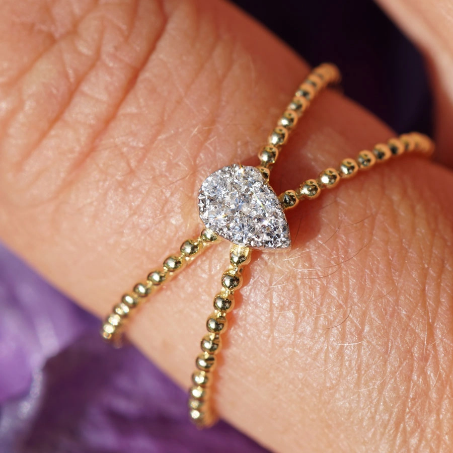 Brillant Ring 750er Gelbgold