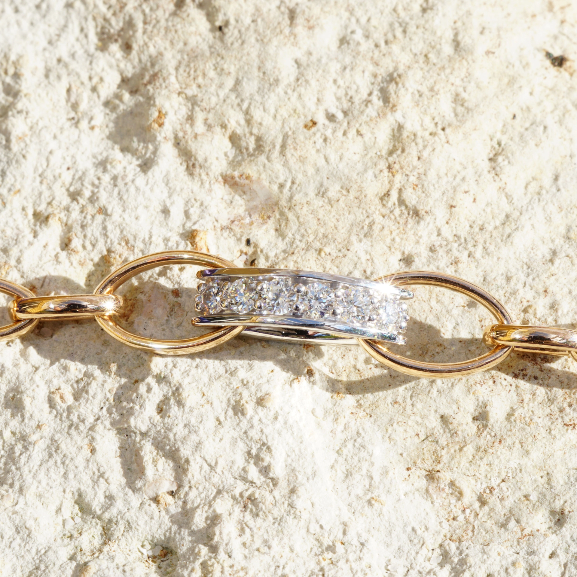 The hottest amazing piece of jewelry...bicolor Bracelet
