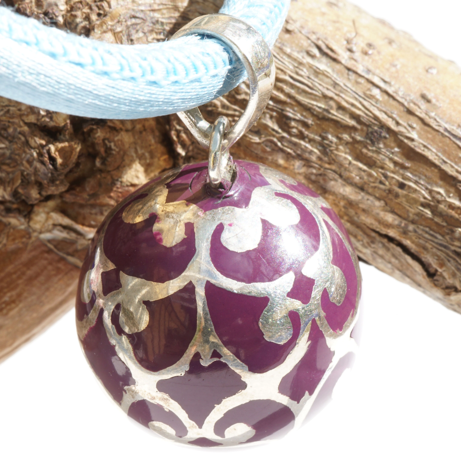 Jingle Ball Pendant in 925er Silver with spherical Sounds