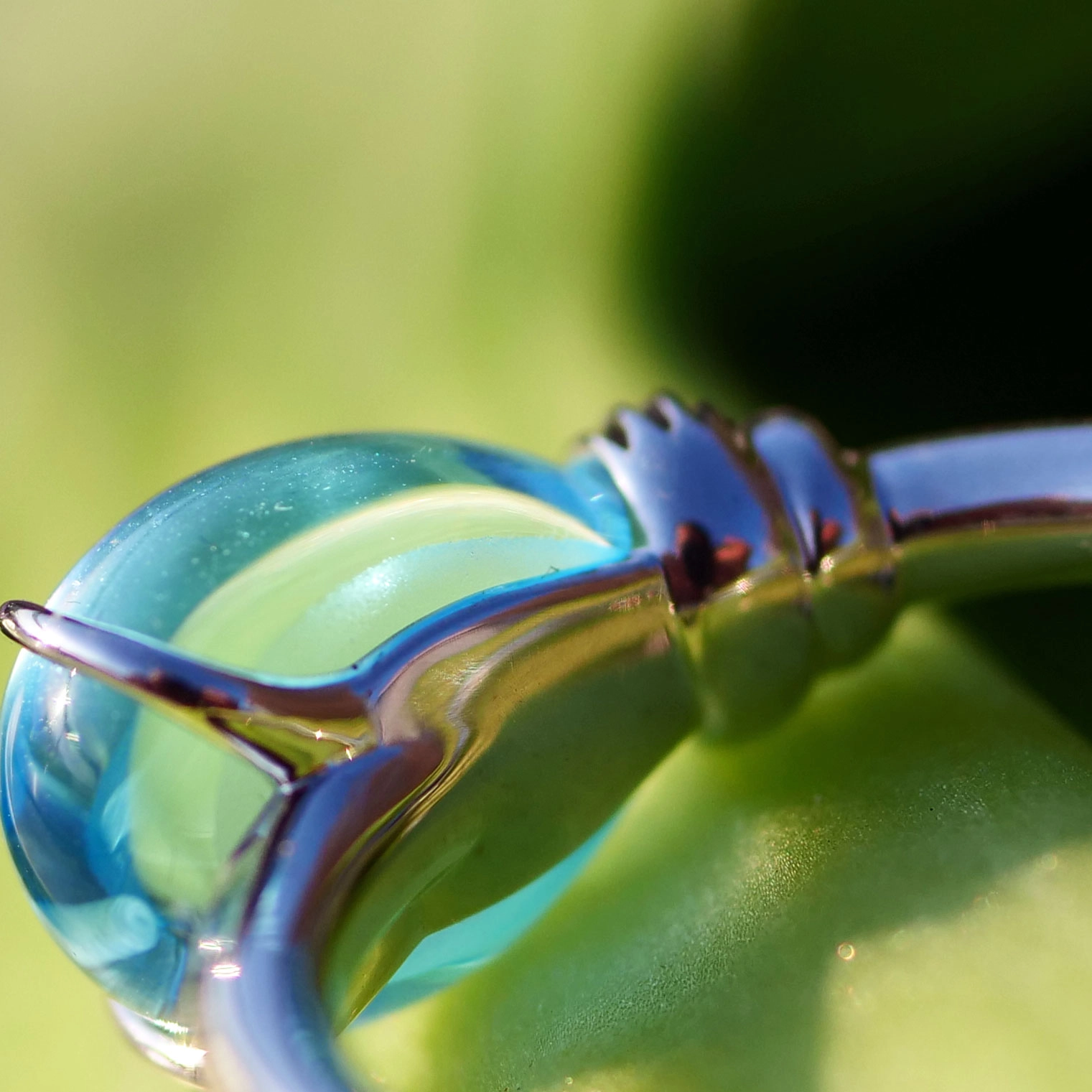 Bluetopas Saphire Ring 18 kt Whitegold....Bella Italia