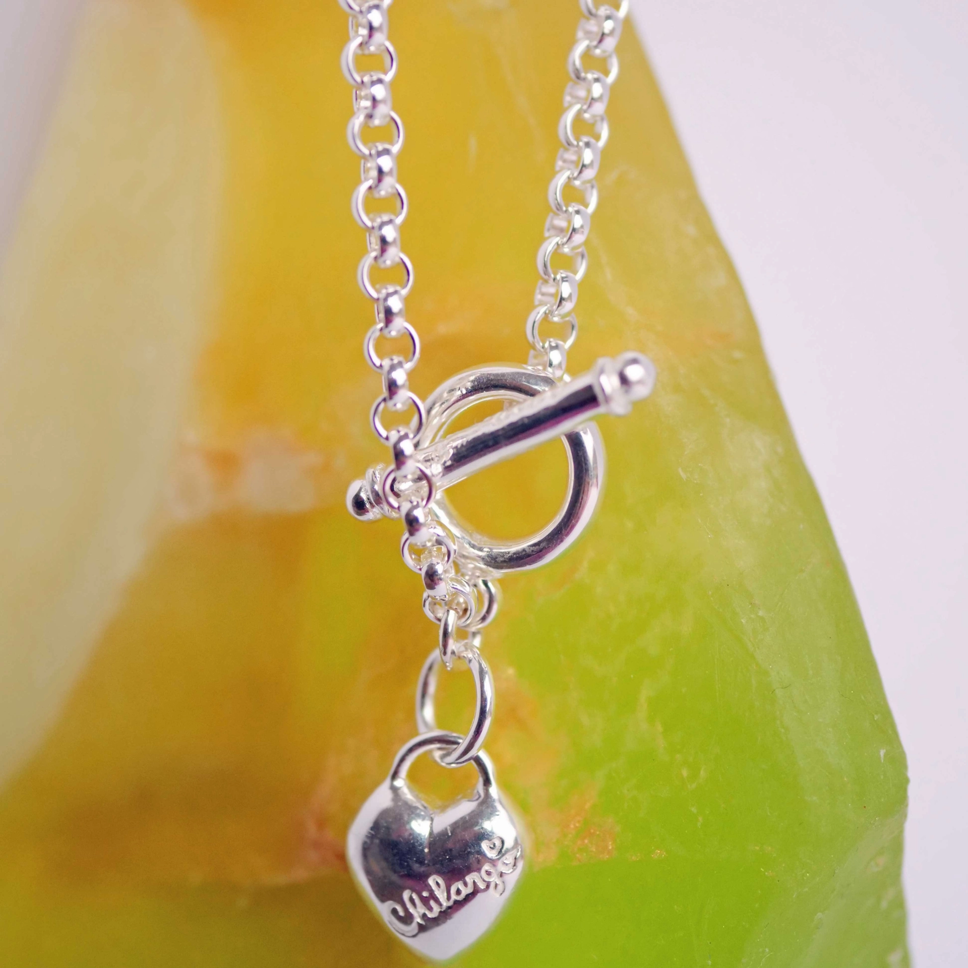 Chilango Necklace in 85 cm fine Luxury 925 Silver 3 mm
