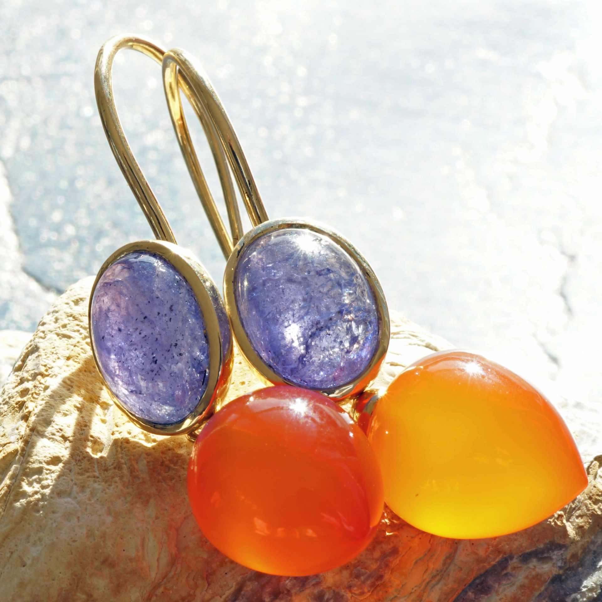 Earrings with detachable pendant ....a Beginnung of Earring Mania