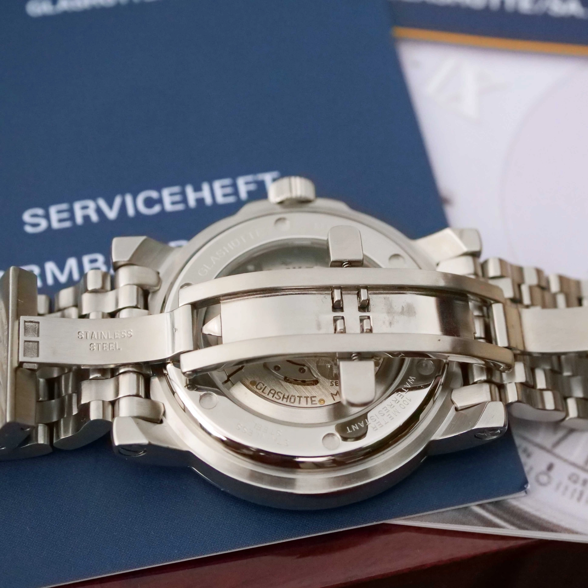 Mühle Glashütte Mercurius Men's Watch Ref. M1-24-25-600 completely overhauled 9/24