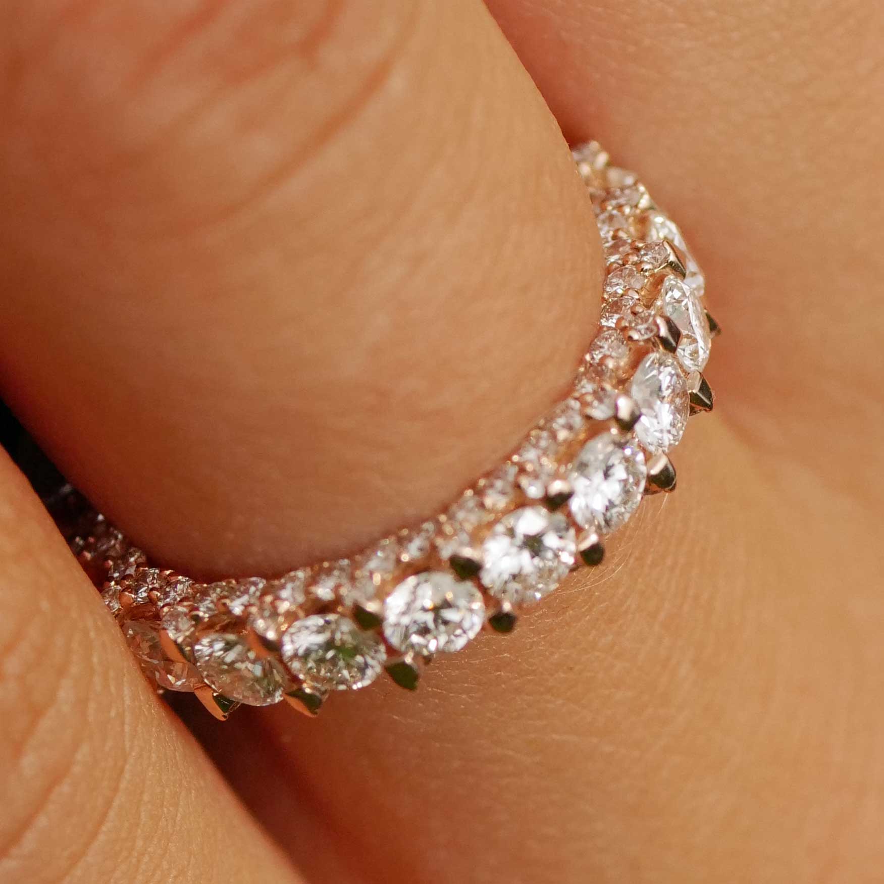 Brilliant ring 1.17 ct TW VS laboratory diamonds in 585 yellow gold.... for a fraction of the price of a natural diamond