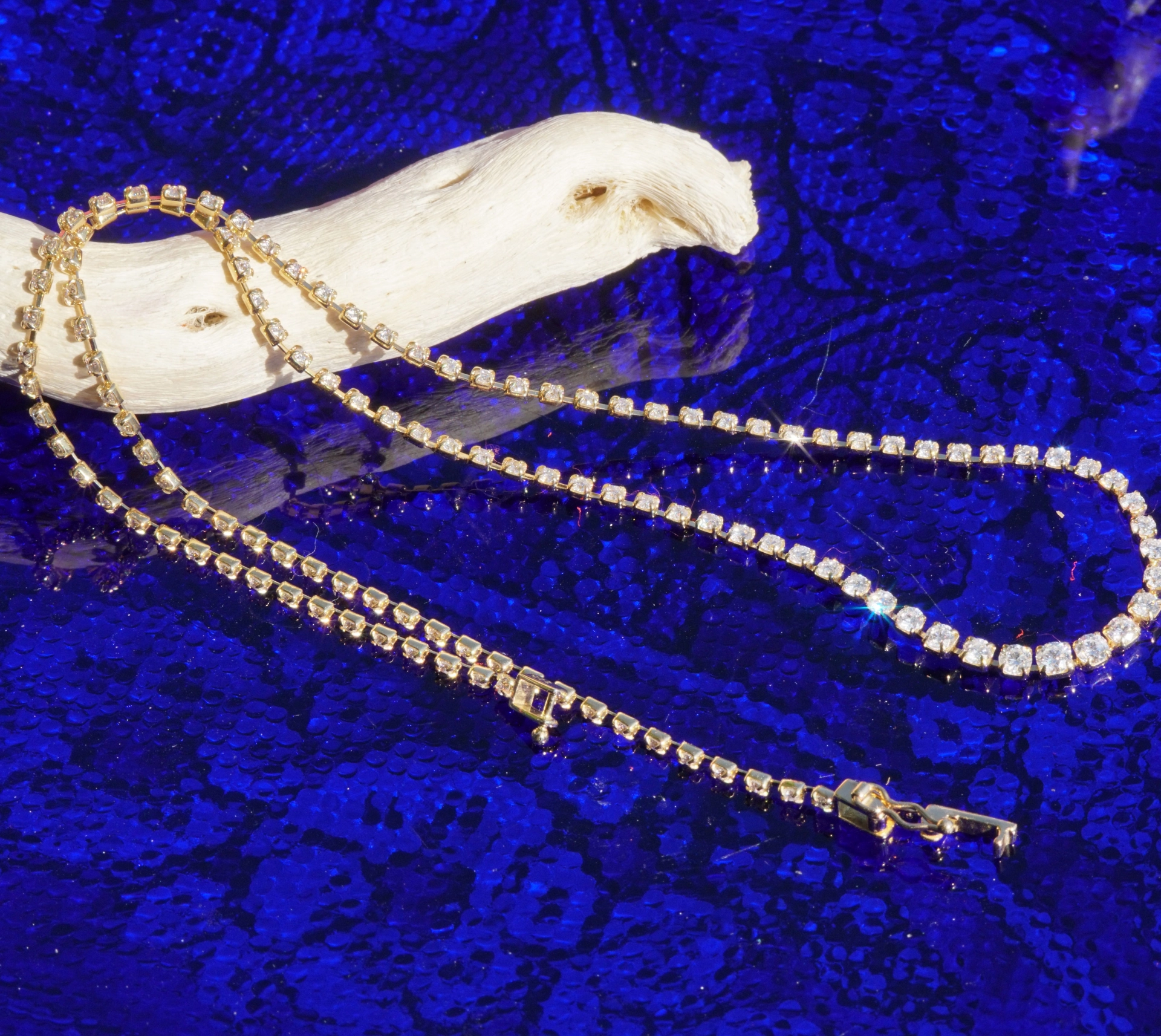 Collier Reviere BRILLANT 3 ct HOT DEAL 2-2.8 mm Gold 7,7 gramm