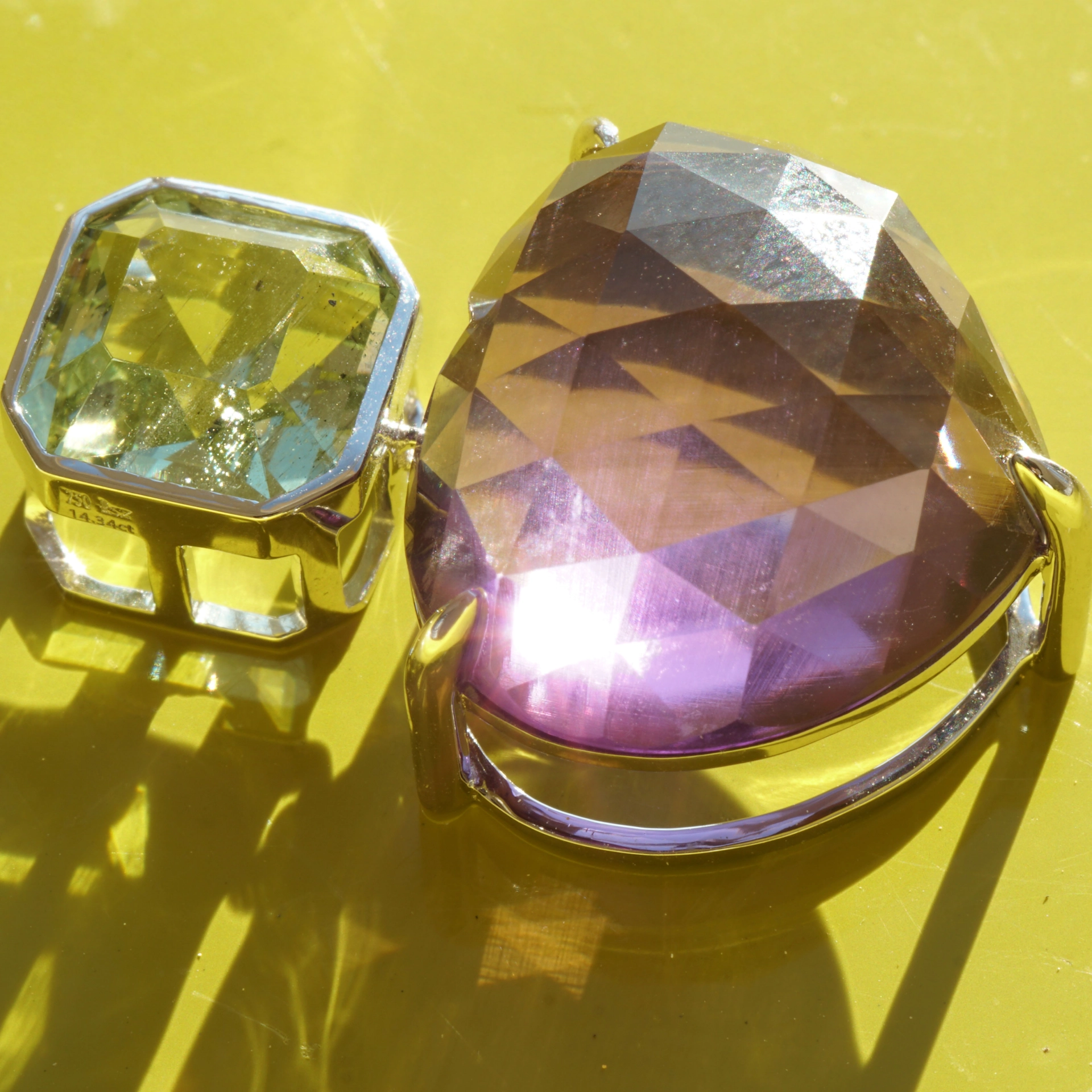 Great Cut...Amethyst Heart...Great Seize