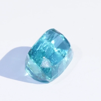 Tourmaline Neon Blue Tiffany Blue Afghanistan 8.05 ct Investment Gemstone Very Rare Color