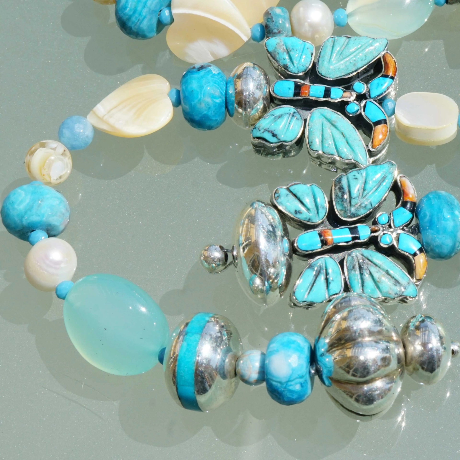 Chilango extra long Jewelry Necklace in 185 cm  Out of Nature Legends...couldn't be more beautiful