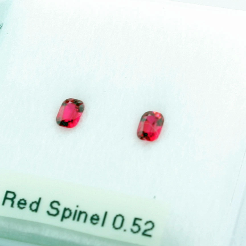 Yavorskyy TOPQUALITÄT Roter Spinell total 0.52 ct perfekter Schliff